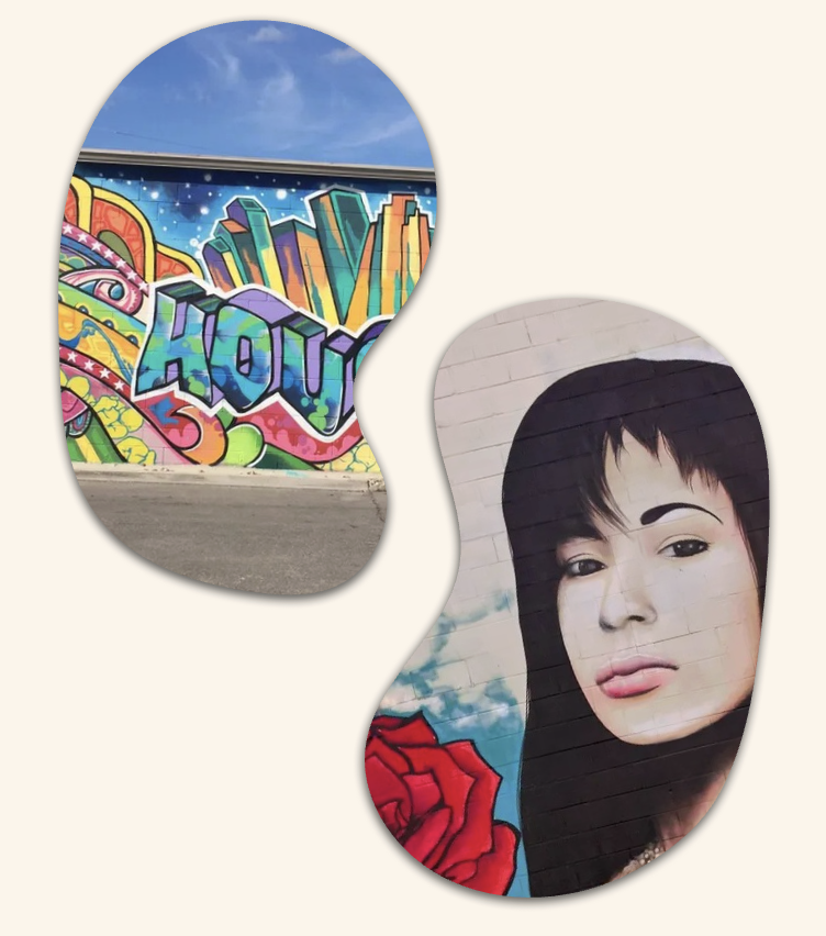 Houston and Selena Art Murals